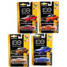 Chevrolet Opala Ss 1978 Edição Limitada 100 Anos Coleção C/4 Carrinhos Pneus de Borracha 1:64