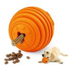 Chew Toy LaRoo Dog Feeder Puzzle Toy Ball Natural Rubber