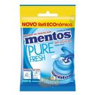 Chicle mentos pure fresh refil sachê 56g perfetti