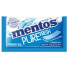 Chiclete 3 Camadas Fresh Mint 5 unidades Mentos 8.5g