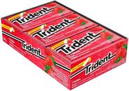 Chiclete adams trident c/21 morango Chiclete adams trident c/21 morango