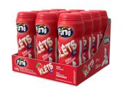 Chiclete Fini Klets Sem Açúcar Morango C/ 12 Unid 360g