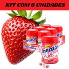 Chiclete goma mentos 6 un 56gr - S Açúcar Sabor Intenso. Sabores:Morango