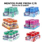 Chiclete goma mentos 6 un 56gr - S Açúcar Sabor Intenso. Sabores:sortido