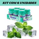 Chiclete goma mentos 6 un 56gr - S Açúcar Sabor Intenso. Sabores:Wintergreen