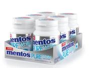 Chiclete Mentos Pote Pure White 56g com 6 potes de 56g Chiclete Mentos Pote Pure White 56g com 6 potes de 56g