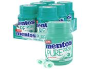CHICLETE MENTOS PURE FRESH POTE 06X56g GOMA WHITERGREEN