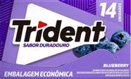 Chiclete Trident Blueberry Com 25,2g