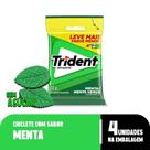 Chiclete Trident Menta 32g - Pacote com 4 Embalagens