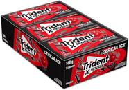 Chiclete Trident Sabor Fresh Cereja Ice - Display 168G