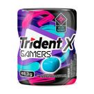 Chiclete Trident X Gamers Acid Berry Goma de Mascar Sem Açúcar 48,3g