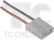 Chicote 02 vias, do eletroventilador ou ventoinha, volkswagen santana 1986 1021065