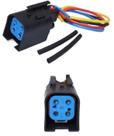 Chicote 04 vias, da sonda ford fiesta, porta femea, terminal 1,6mm 1041075