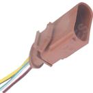 Chicote 04 vias da sonda lambda volkswagen gol g4 g5 fox saveiro porta macho terminal 1,6mm 2042525