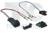 Chicote 4 vias adaptador para bomba combustível flex 30cm, palio, siena, doblo, 2,8mm 1,6mm 1041271