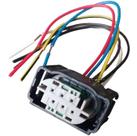 Chicote 6 vias, sensor borboleta fiat, linha gm, do pedal do acelerador mercedes benz e bmw 1061191