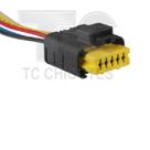 Chicote acelerador eletrônico peugeot citroen injeção eletrônica aplicações diversas 05 vias 1051510 Chicote acelerador eletrônico peugeot citroen injeção eletrônica aplicações diversas 05 vias 1051510