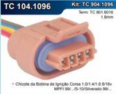 Chicote Bobina de Ignição Corsa / S10 / Silverado 4 vias