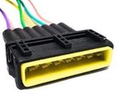 Chicote buldog da injeção eletrônica macho terminal 2,8mm 07 vias 2072046