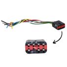 Chicote Conector Botão Vidro Elétrico Ka Fiesta Courier