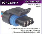 Chicote Conector Corpo Borboleta Tbi Palio Siena Uno 3vias