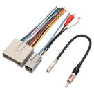 Chicote de fiação de rádio de carro RED WOLF para Ford Mustang 2004-2009