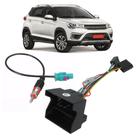 Chicote de Ligação + Adaptador de Antena Chery Tiggo 2 2019 em Diante Chicote de Ligação + Adaptador de Antena Chery Tiggo 2 2019 em Diante