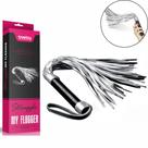Chicote de Luxo de Couro Branco - Struggle My Flogger BDSM