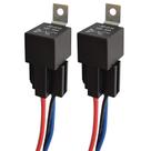 Chicote de Relé Automotivo Gebildet JD1912 - 12V 40A 4 Pinos SPST (2 Unidades)