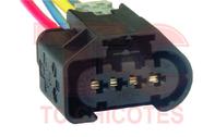Chicote injeção eletrônica bobina ignição gol gvi up sensor pressão óleo merc benz 04 vias 1041683