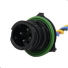 Chicote Macho Conector Plug 4 Vias Sensor Pressão Óleo Volvo Chicote Macho Conector Plug 4 Vias Sensor Pressão Óleo Volvo