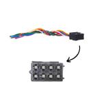 Chicote Plug 8 Vias Retrovisor Linha Ford