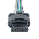 Chicote Plug Conector 05 Vias Lanterna Traseira Fiat Strada