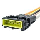 Chicote Plug Conector Macho 5 Vias