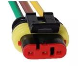 Chicote Plug Conector Sensor Posição Borboleta Diag Mg Mareli Fiat 3 vias ETE7735