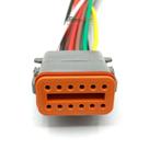 Chicote Plug Linha Deustch 12 Vias Caminhão Ônibus Agrícola ETE5452