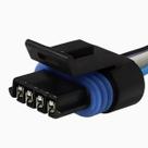 Chicote Reparo 4 Vias Ducato Bobina Igniçao Temperatura Sensor Ar Condicionado Aplica-Se Terminal ETE8016