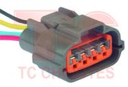 Chicote reparo da flange logan sandero 2014 em diante tiida livina alternador jac j3 04 vias 1041656