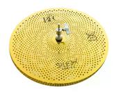 Chimbal BFC Cymbals Silex Golden Brilliant Hats 14 Low Volume Mute controle até 80% menor