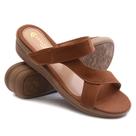 Chinela Feminina Salto Anabela Confort Casual Ortopédica Chinela Feminina Salto Anabela Confort Casual Ortopédica
