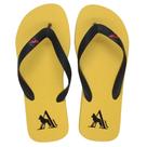 Chinelo Acostamento Masculino Lançamento Logo Alpha Cor:AmareloTamanho:39/40