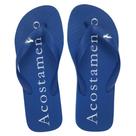Chinelo Acostamento Masculino Tradicional Estampa Escrita Cor:AzulTamanho:45/46