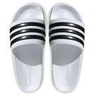 Chinelo Adidas Adilette Shower Branco e Preto