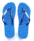Chinelo Anabela sola branca Castellane Feminino