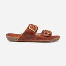 Chinelo Andacco Rasteiro Em Couro Marrom Chinelo Andacco Rasteiro Em Couro Marrom
