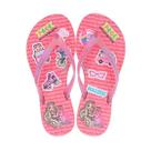 Chinelo barbie faces infantil