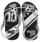 Chinelo Bebe Menino Futebol Time Torcida Sandalia Infantil Menino Com Elastico Magicc Baby MB-063