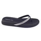 Chinelo Beira Rio 8513.101 Flat papete tiras strass glitter