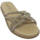 Chinelo Beira Rio Feminino Casual com Strass