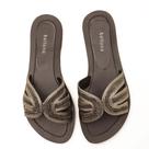 Chinelo Belluno Bico Redondo Tira Corda Strass Chinelo Belluno Bico Redondo Tira Corda Strass